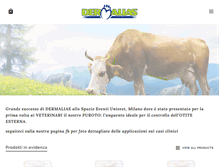 Tablet Screenshot of dermalias.com